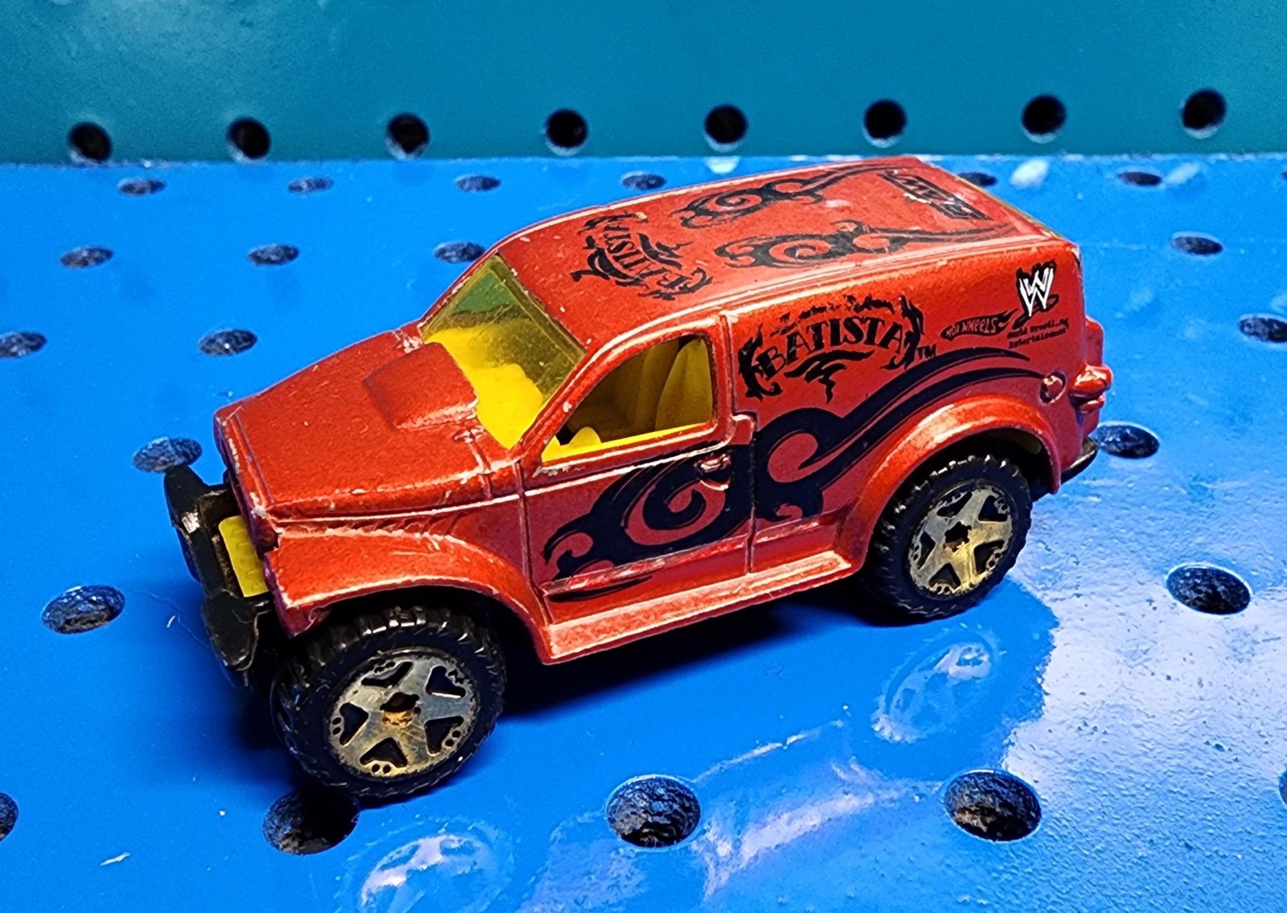 Hot Wheels WWE Batista Power Panel 1:64 Scale Die Cast