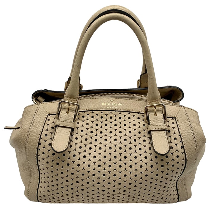 Kate Spade Mercer Isle Sloan Goose Egg Leather Die Cut Satchel