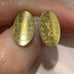 Oval Logo Faux Earrings da
