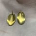 Oval Logo Faux Earrings da