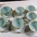 Adams England Calyx Ware Teacups 2418 Calyx rose, Antique William Adams Calyx