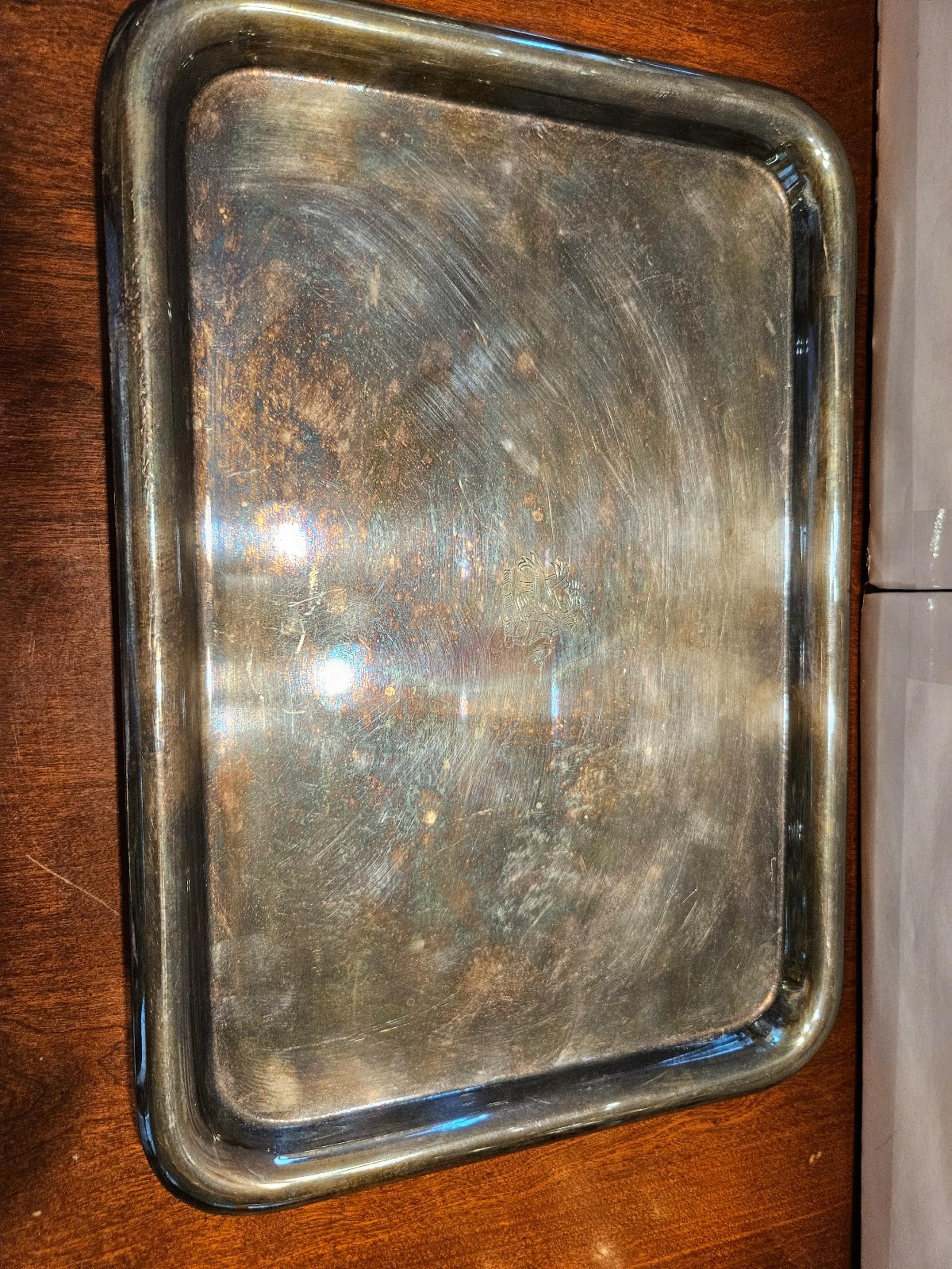 Gorham vintage silver plated silent butler