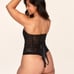 Adore Me black lace corset D9-29