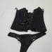 Adore Me black lace corset D9-29