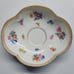 Rare Vintage Antique Meissen Quatrefoil Wild Flower Saucer Set. (Saucers Only