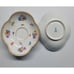Rare Vintage Antique Meissen Quatrefoil Wild Flower Saucer Set. (Saucers Only