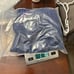 Oscar De la Renta Care + Wear Port Access Hoodie Navy Dual Zipper Size Large