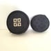 Givenchy Pouch Black Round Double Zip Mesh Cosmetic Toiletry Bag Logo Medium