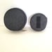 Givenchy Pouch Black Round Double Zip Mesh Cosmetic Toiletry Bag Logo Medium