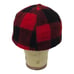 Haband Wool Blend Ear Neck Flap XL Hat Plaid Red Black USA Hunting Cap Vintage