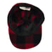 Haband Wool Blend Ear Neck Flap XL Hat Plaid Red Black USA Hunting Cap Vintage