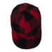 Haband Wool Blend Ear Neck Flap XL Hat Plaid Red Black USA Hunting Cap Vintage