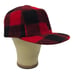 Haband Wool Blend Ear Neck Flap XL Hat Plaid Red Black USA Hunting Cap Vintage