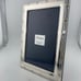 Italian Sterling Silver “Siena” Frame W/ Wood t Back Stamped AG * FI 384 5X7
