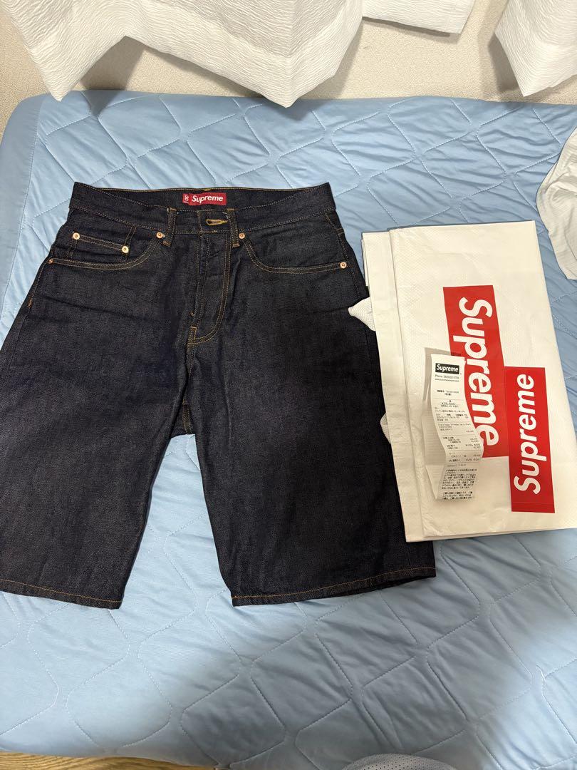 Supreme Rigid Baggy Selvedge Denim Short Casual shorts