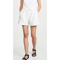 Vince Pencil Stripe Shorts Pull On Cream