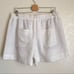 Vince Pencil Stripe Shorts Pull On Cream