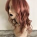 Redhead Pink Ombre Lace Front Human Wig