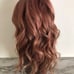 Redhead Pink Ombre Lace Front Human Wig