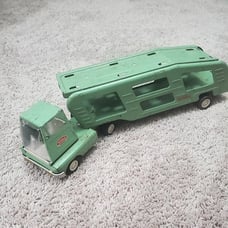 Vintage Tonka CAR CARRIER HAULER 1096 Green 1964 - 1969 Pressed Steel
