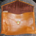 Vintage Cowhide Leather Portfolio Carrier Briefcase