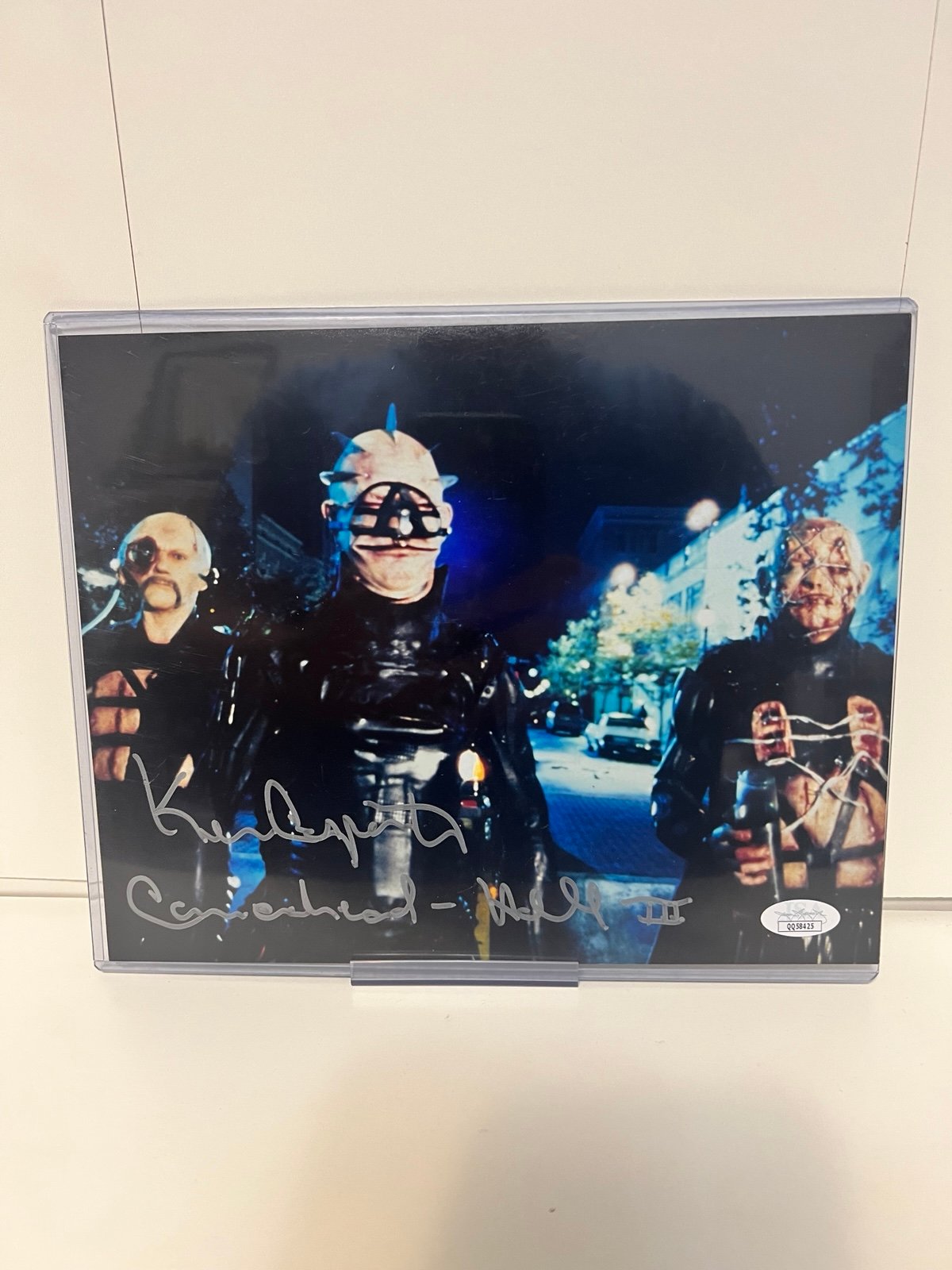 Ken carpenter autographed Hellraiser 3 photo w/jsa coa