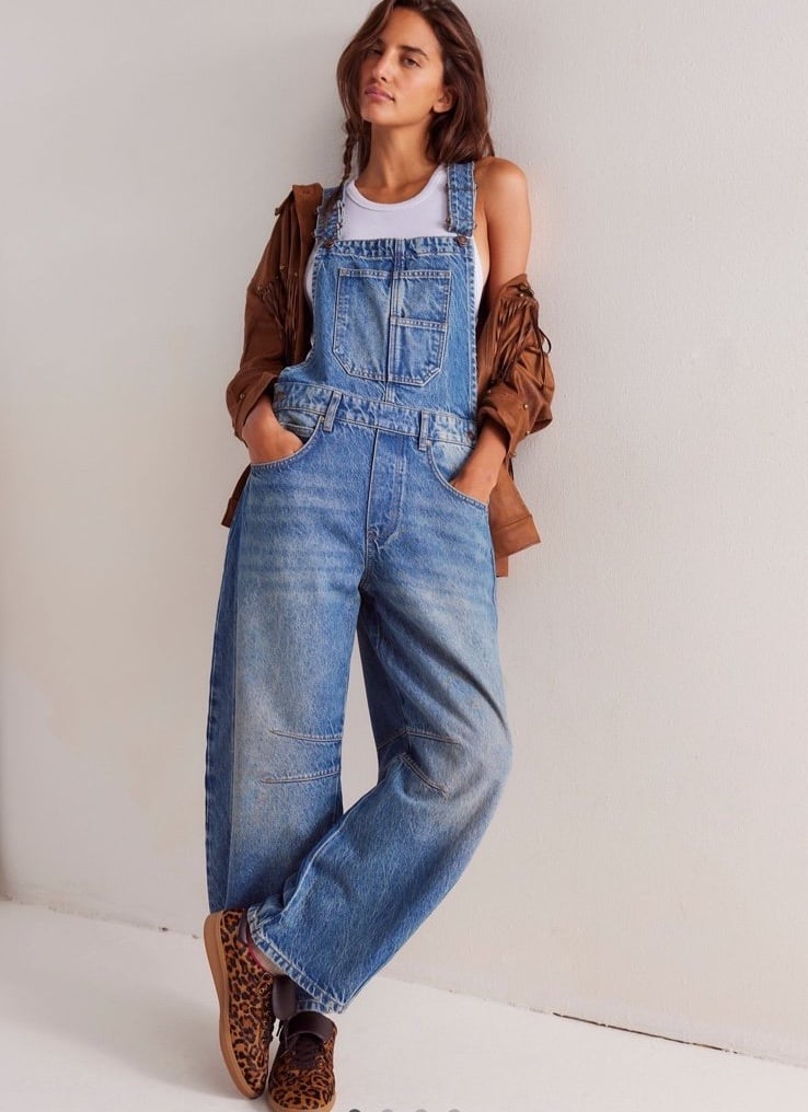 We the free good luck barrel overalls XL