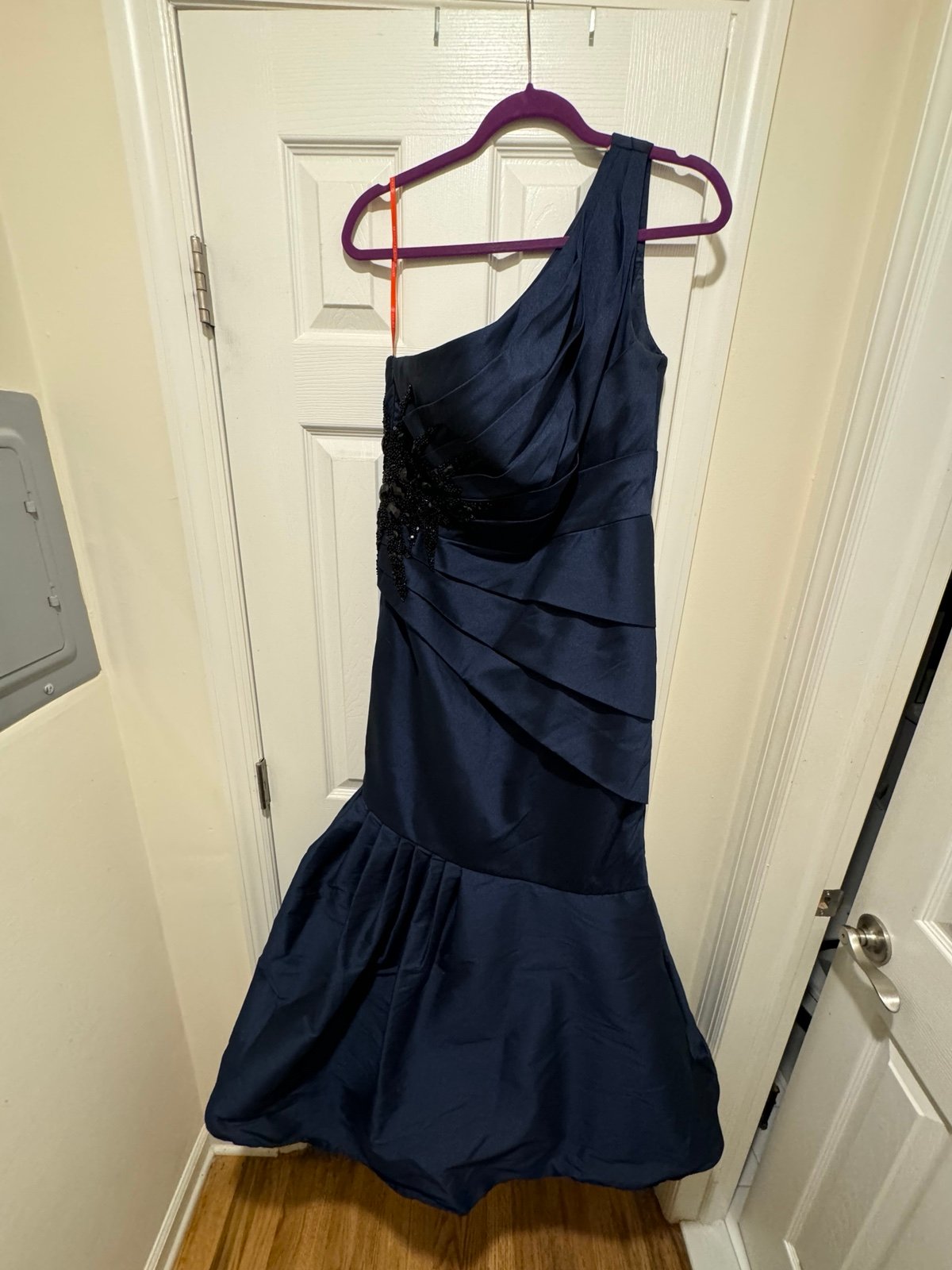 Monique lhuillier Navy Gown