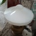 Antique Oil Parlor Lamp Claw Feet Globe Converted P&A MFG Banner 1800s Etched