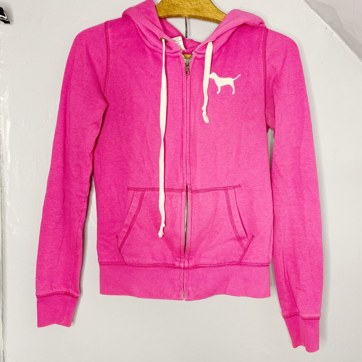 PINK Full Zip Hooded Sweatshirt