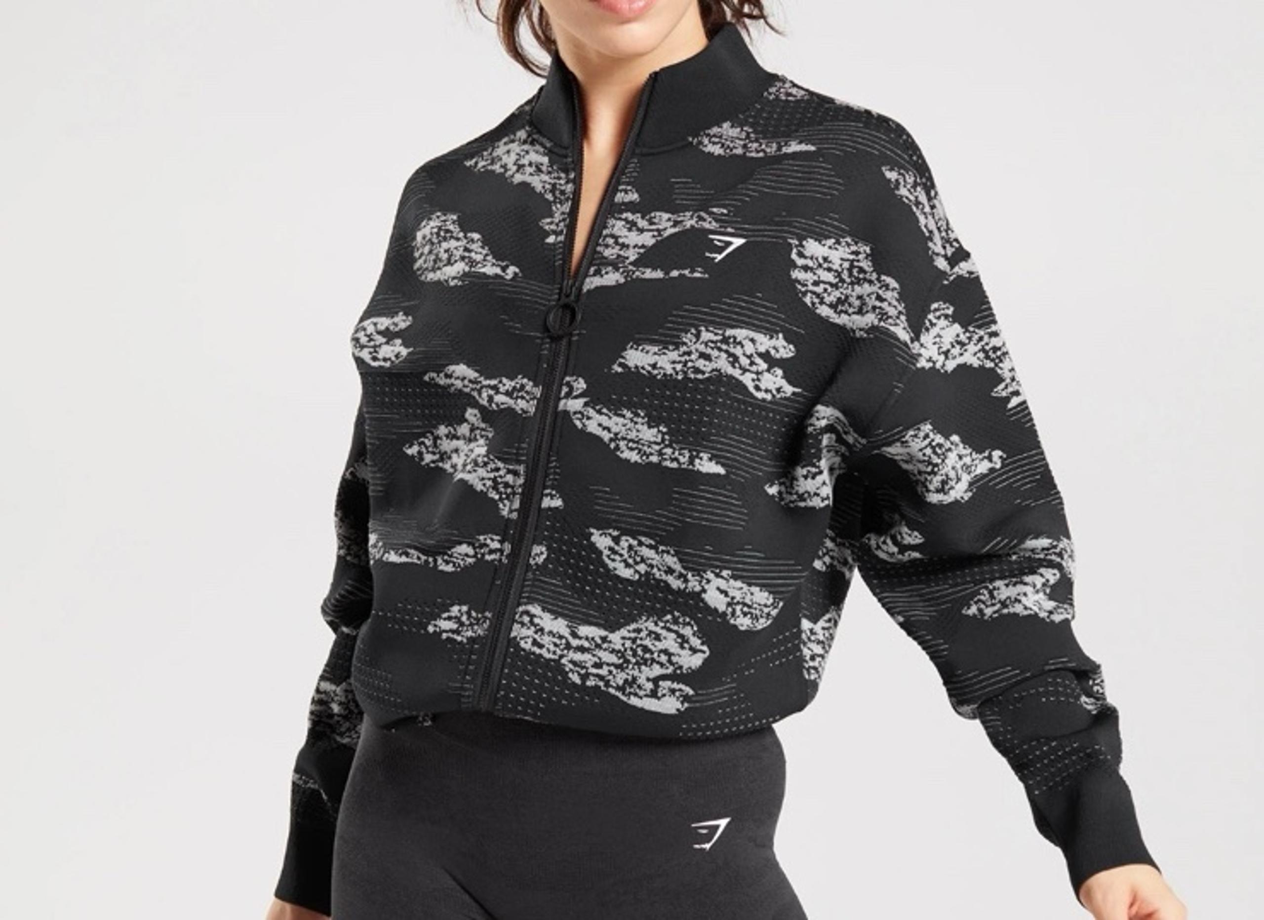 Gymshark adapt seamless camo jacket