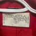 International Scene Vintage Wool Blazer Red Double breast