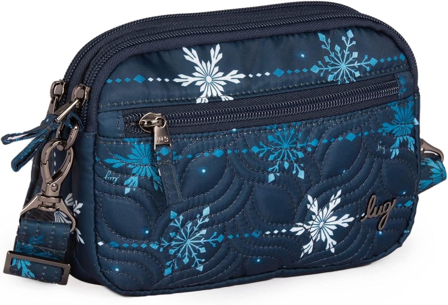 Lug Super Coupe Snowflake Navy convertible bag