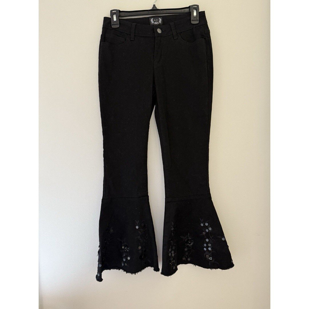 Curve Tucked Jeans ohotoro M/short black Jeans