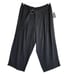 Eloquii Womens Belted Wide Leg Pants Plus Size 18 Black Linen Blend Pleated NEW