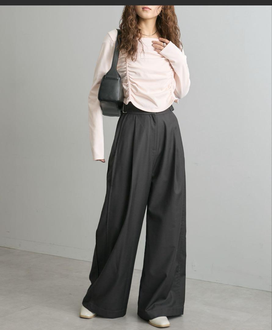 Mystic Dark Gray Wide Leg Pants (Women's)