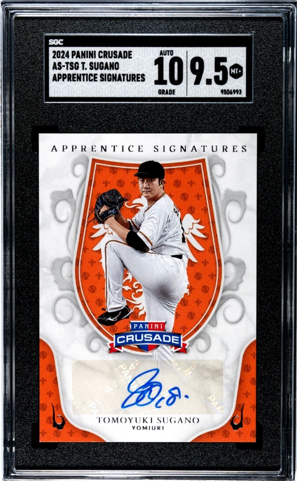 2024 PANINI-CRUSADE TOMOYUKI SUGANO RC APPRENTICE SIGNATURES AUTO #AS-TSG