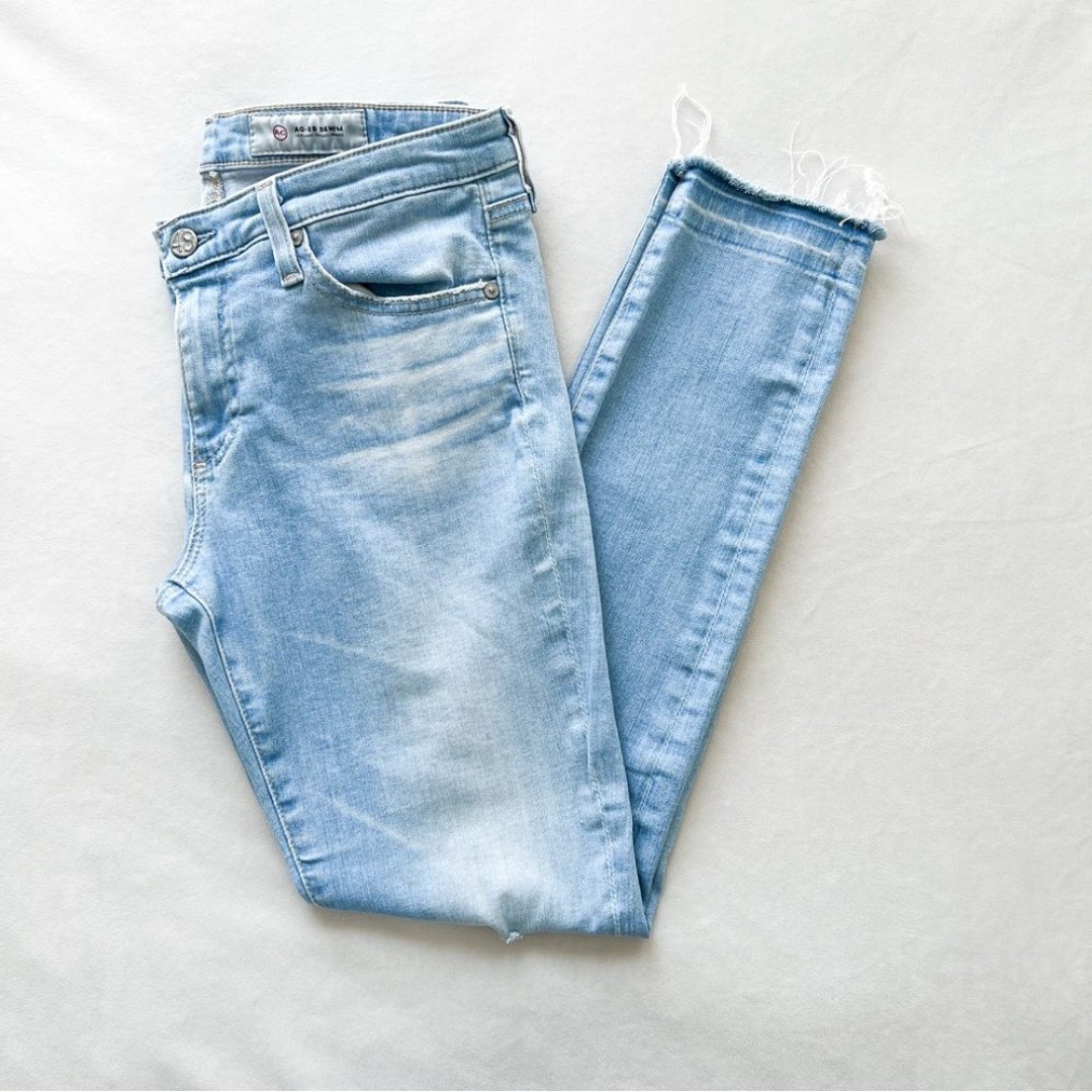Ag Adriano Goldschmied Blue Ankle Jeans - 29
