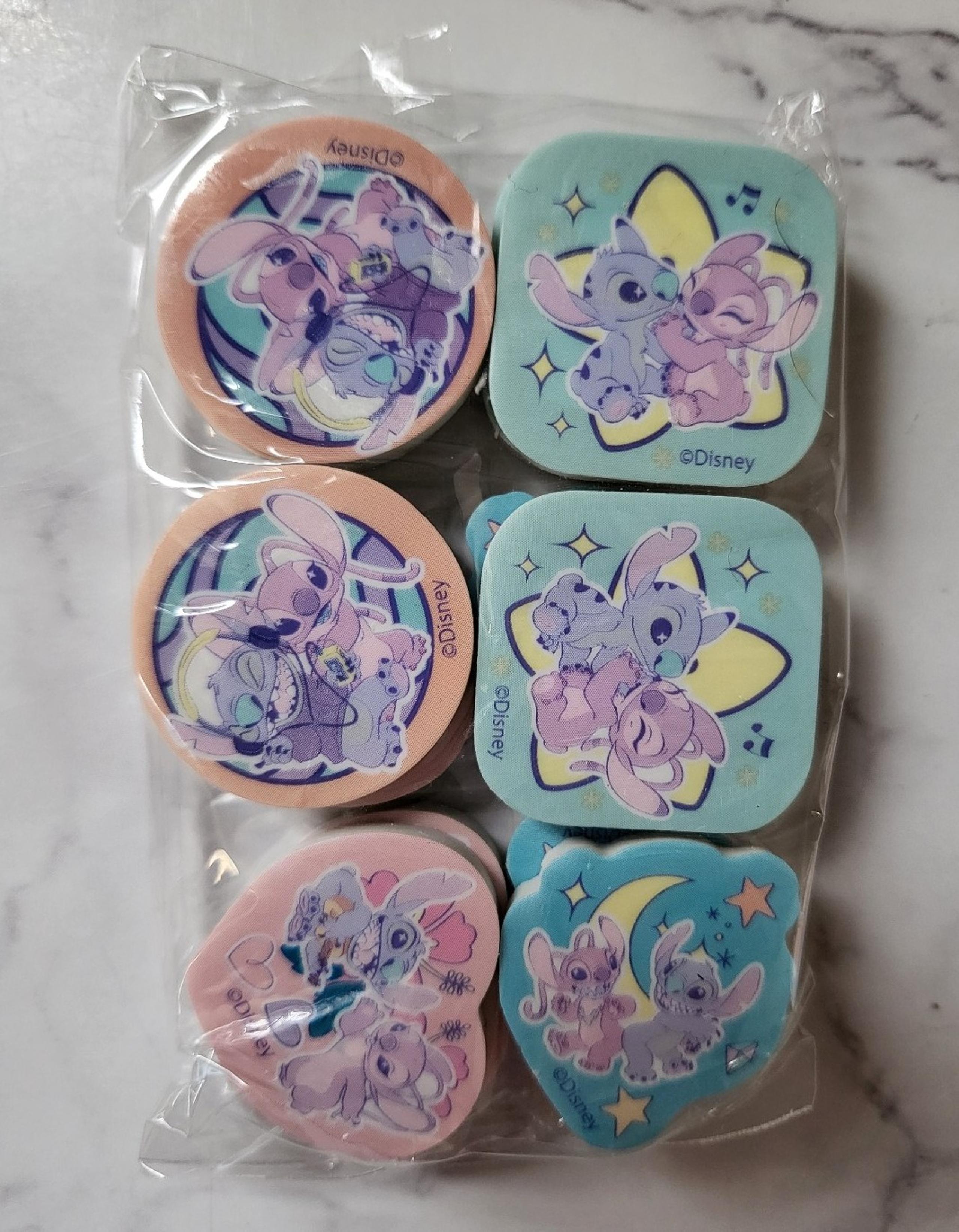 Disney's Stitch & Angel Mini Erasers
