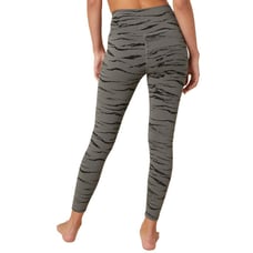 Beyond Yoga High Waisted Midi Pewter Jacquard Leggings Sz Large