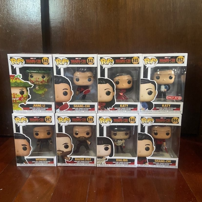 shang chi funko pop lot