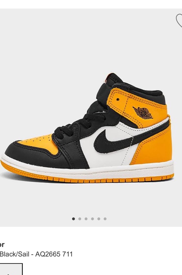 Jordan 1 toddler