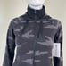 Athleta Womens Size XXS Black Camo Triumph Full Zip Cotton Hoodie NEW Jacket
