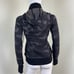 Athleta Womens Size XXS Black Camo Triumph Full Zip Cotton Hoodie NEW Jacket