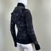Athleta Womens Size XXS Black Camo Triumph Full Zip Cotton Hoodie NEW Jacket