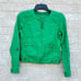 Michael Stars Linen Cropped Moto Jacket Size XS