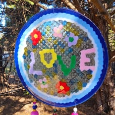Handmade Beaded Windchimes - One of a Kind