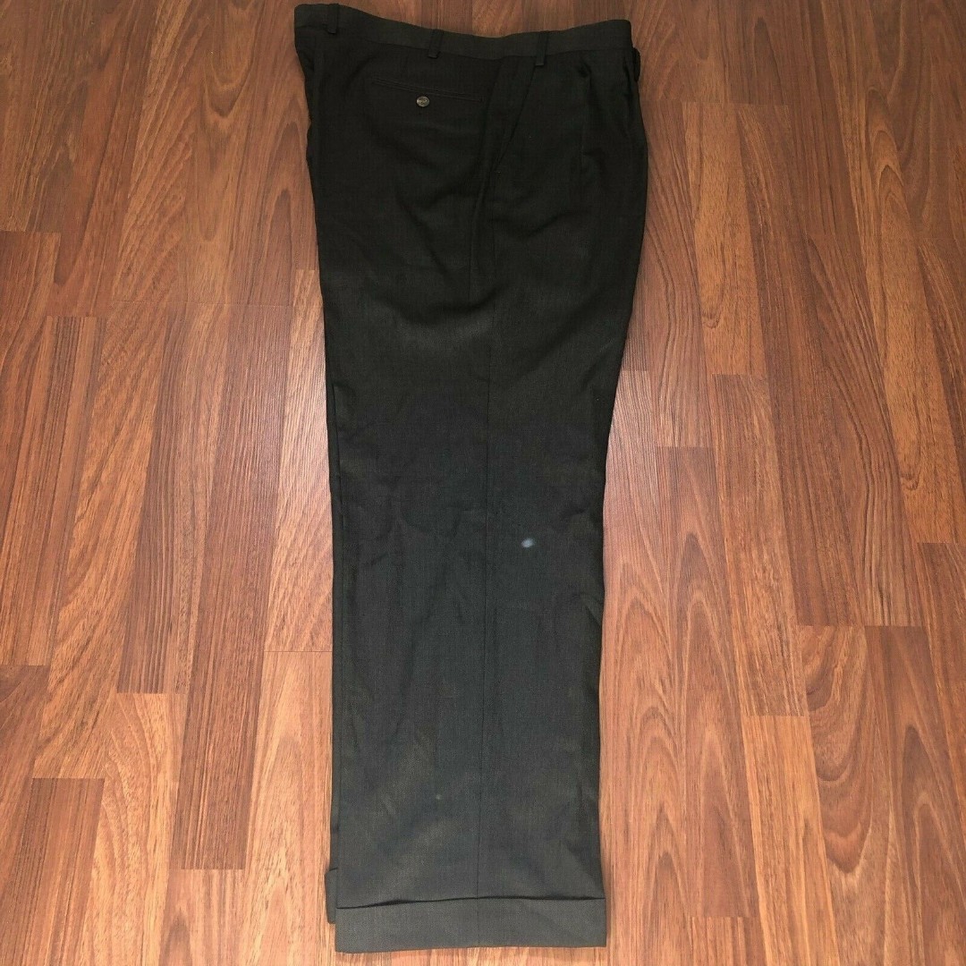 Ralph Lauren Men's Pleated Cuffed Dress Pant Size 40 x 30 Brown New