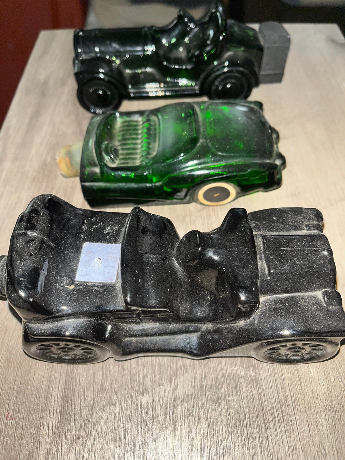 Vintage avon automobile bottles
