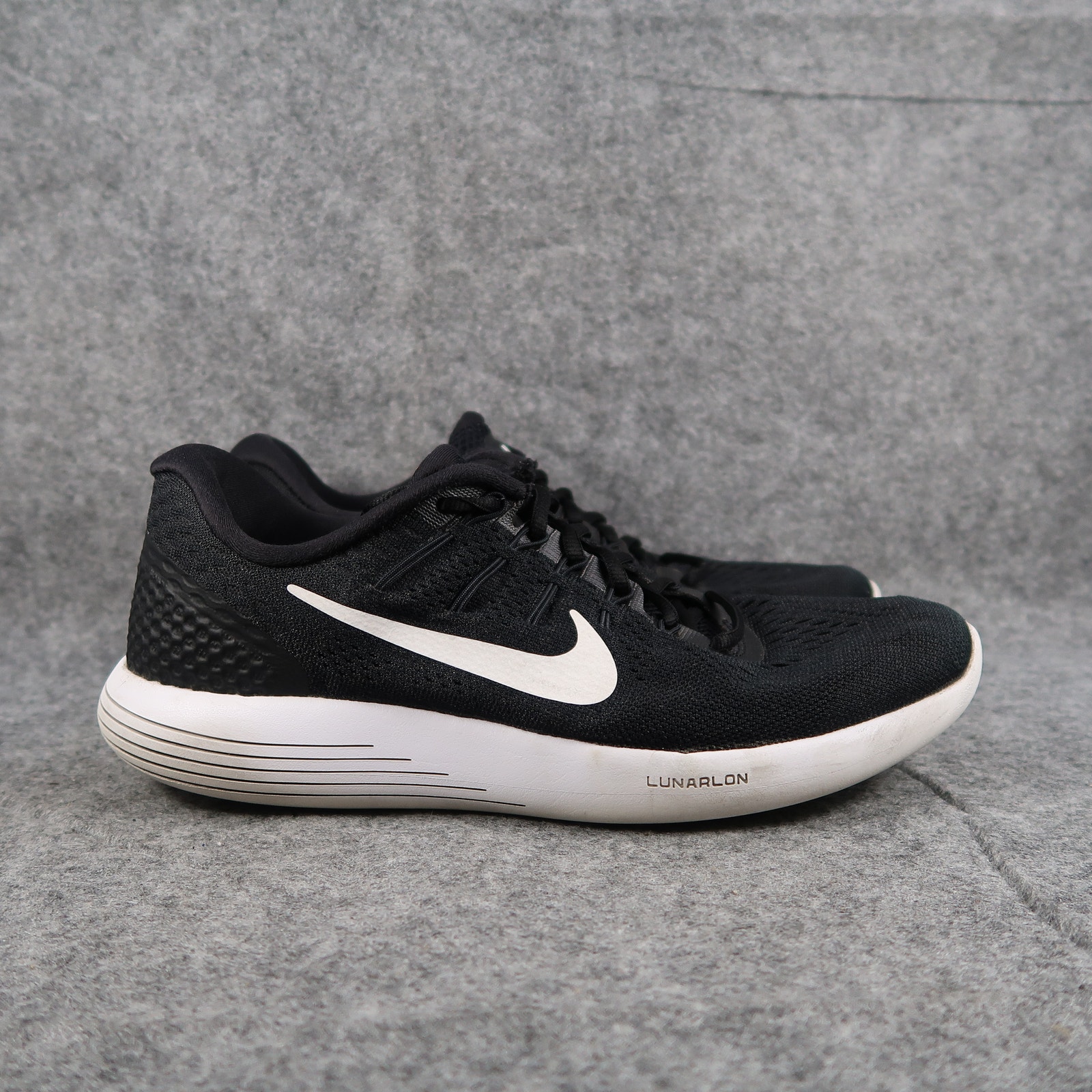Nike Shoes Womens 10 Athletic Trainer Lunarglide 8 Sneaker Running Sport Black